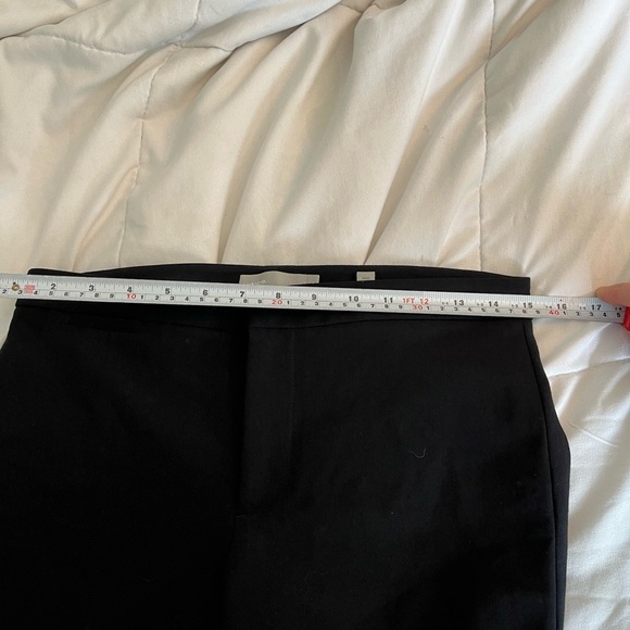 Vince Black Dress Pants Cotton Blend Size 6, Business casual, minimalist chic - Picture 8 of 12